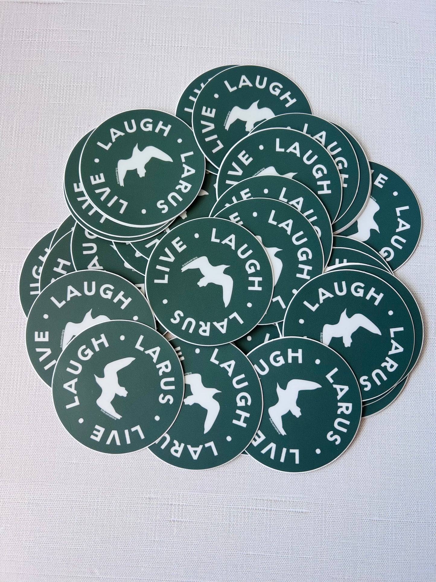 LIVE LAUGH LARUS Sticker